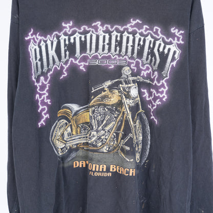 VINTAGE BIKETOBERFEST DAYTONA BEACH LONG SLEEVE TEE