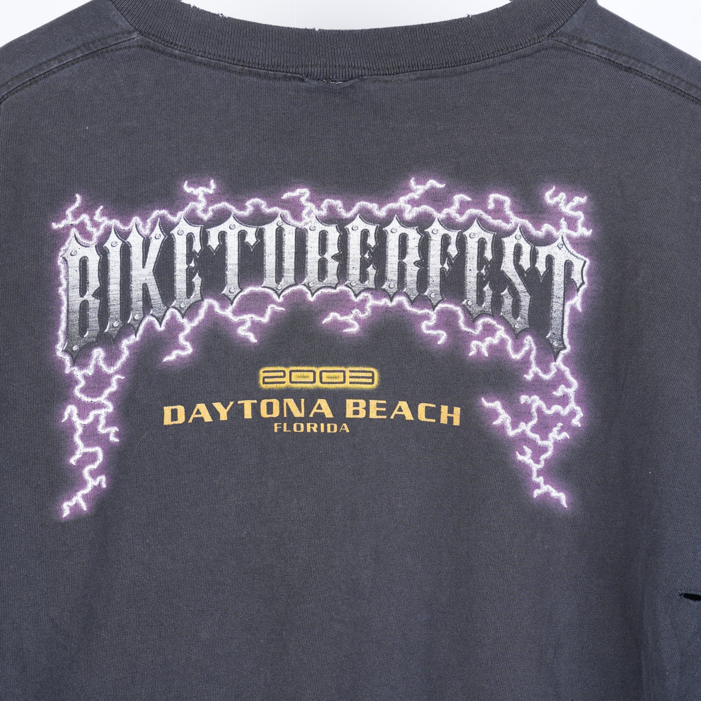 VINTAGE BIKETOBERFEST DAYTONA BEACH LONG SLEEVE TEE