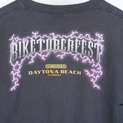 VINTAGE BIKETOBERFEST DAYTONA BEACH LONG SLEEVE TEE