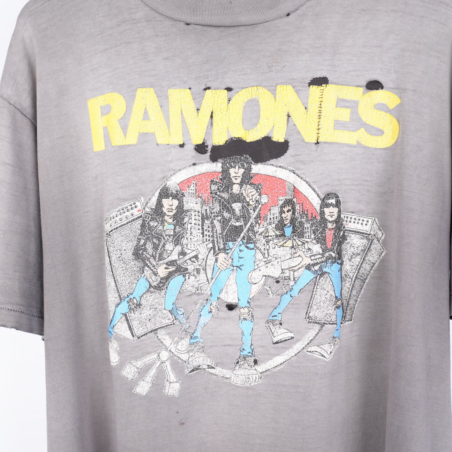 VINTAGE FADED RAMONES LIVE 1988 TEE