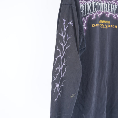 VINTAGE BIKETOBERFEST DAYTONA BEACH LONG SLEEVE TEE