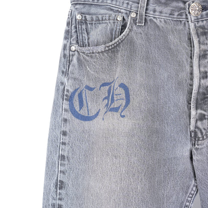 STAR STENCIL PANTS WITH HARDWARE