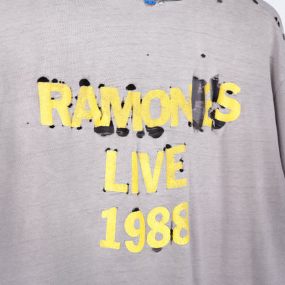 VINTAGE FADED RAMONES LIVE 1988 TEE