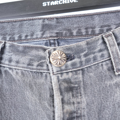 STAR STENCIL PANTS WITH HARDWARE