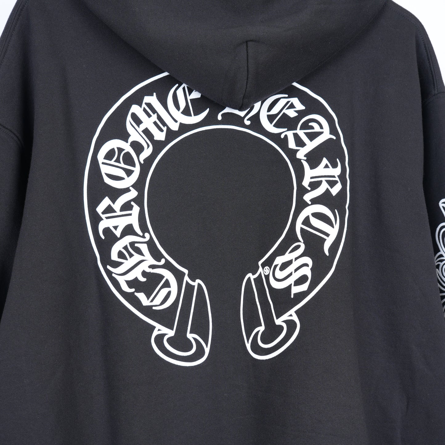 FLORAL HORSESHOE ZIP UP THERMAL HOODIE