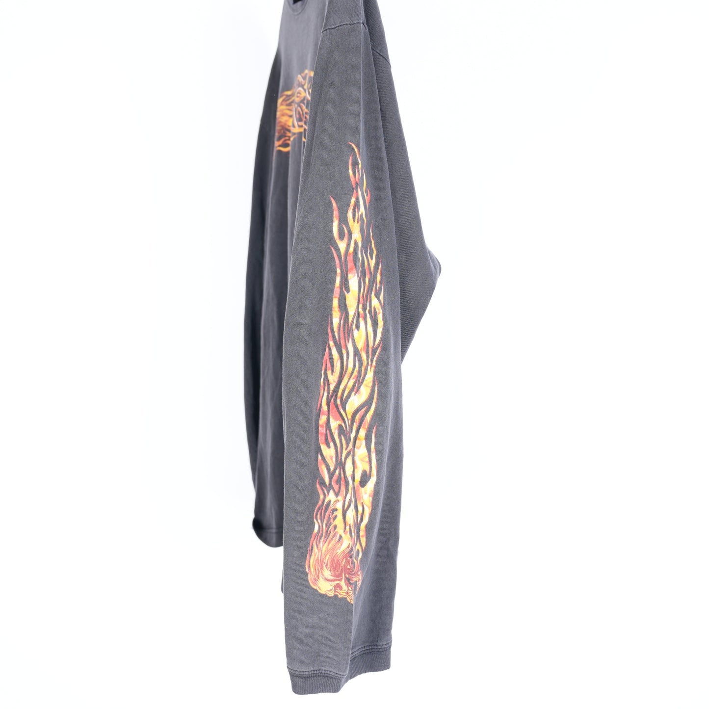 VINTAGE FLAME MOTORCYCLE LONG SLEEVE TEE