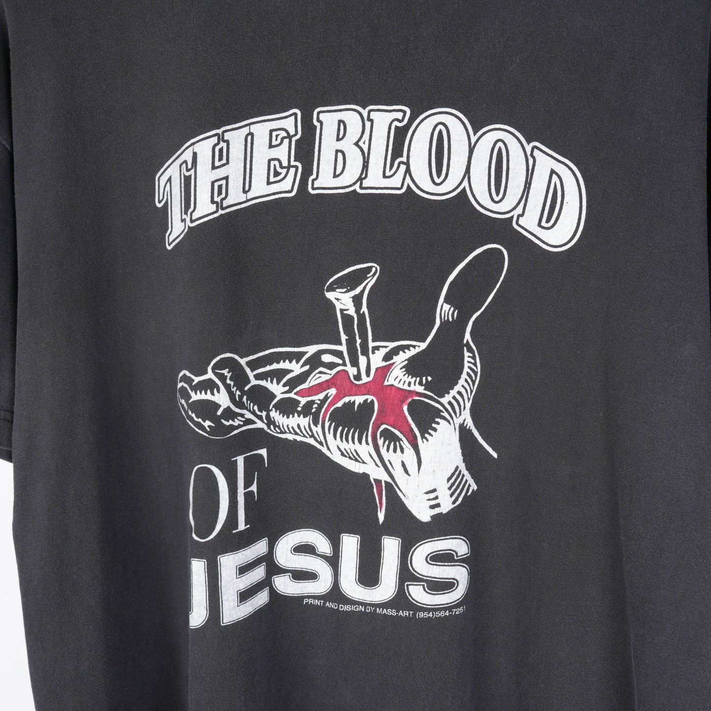 VINTAGE THE BLOOD OF JESUS TEE