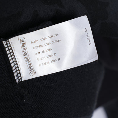 CHROME HEARTS MONOGRAM CROSS PRINT ZIP UP HOODIE