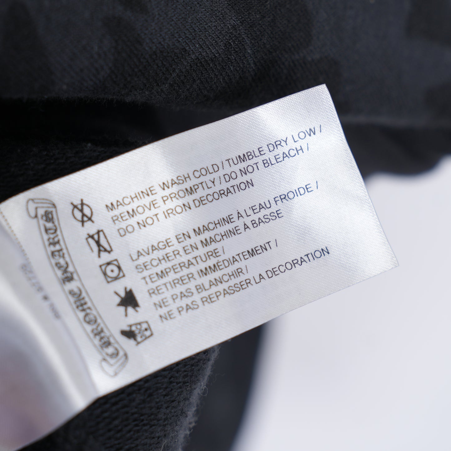 CHROME HEARTS MONOGRAM CROSS PRINT ZIP UP HOODIE