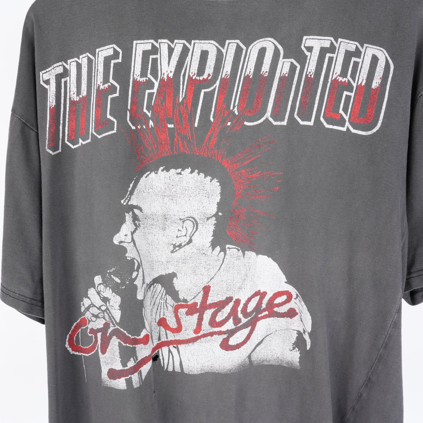 VINTAGE FADED THE EXPLOITED ON STAGE TEE