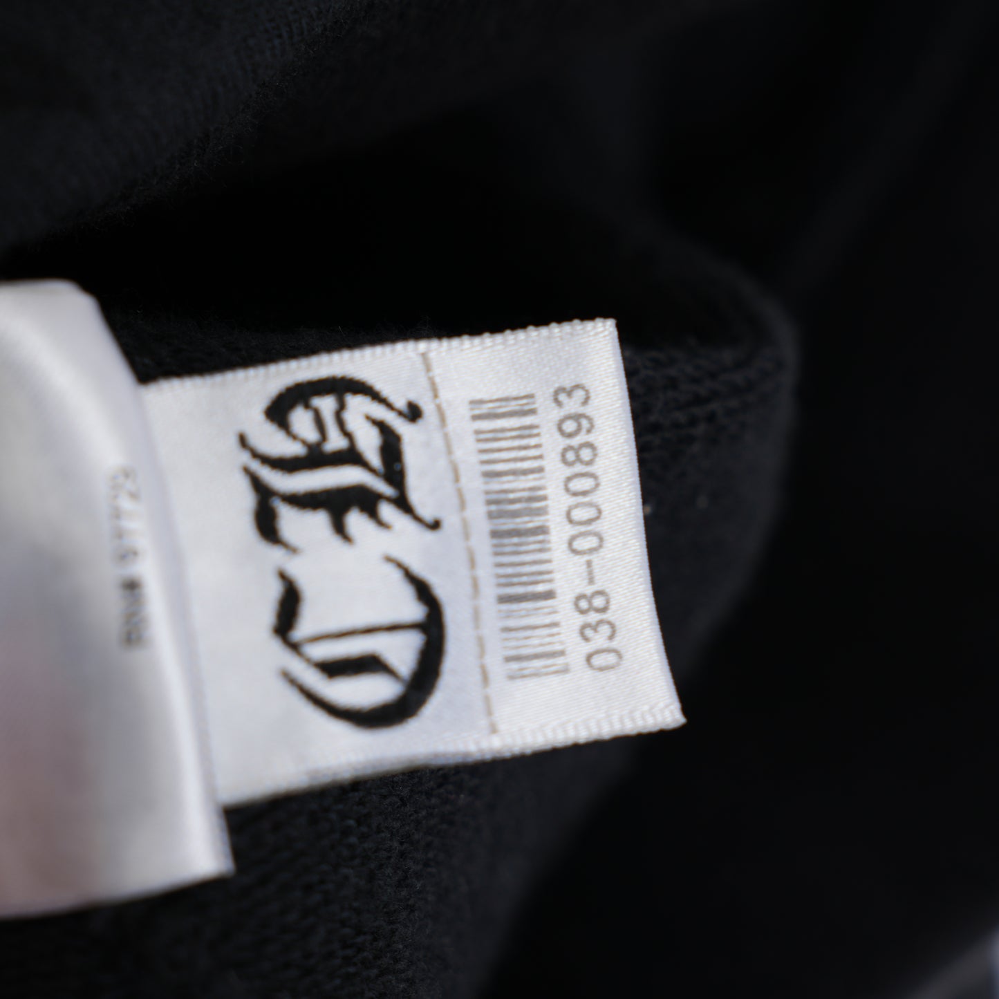 CHROME HEARTS MONOGRAM CROSS PRINT ZIP UP HOODIE