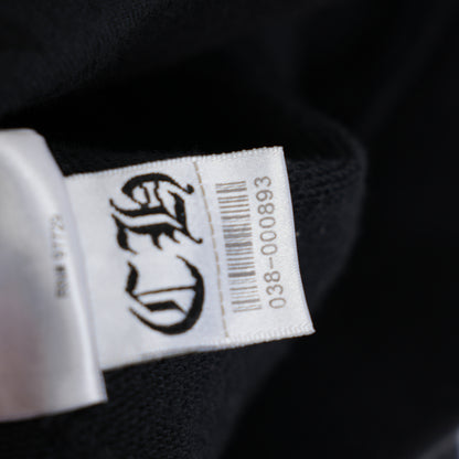 CHROME HEARTS MONOGRAM CROSS PRINT ZIP UP HOODIE