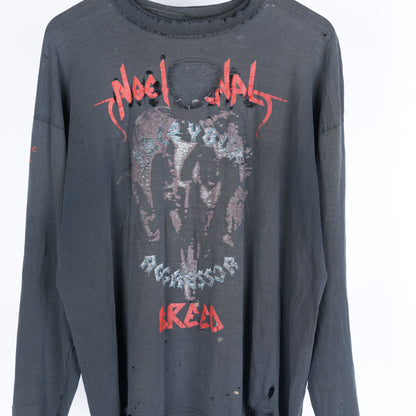 VINTAGE THRASED NO RETREAT NO SURRENDER LONG SLEEVE TEE