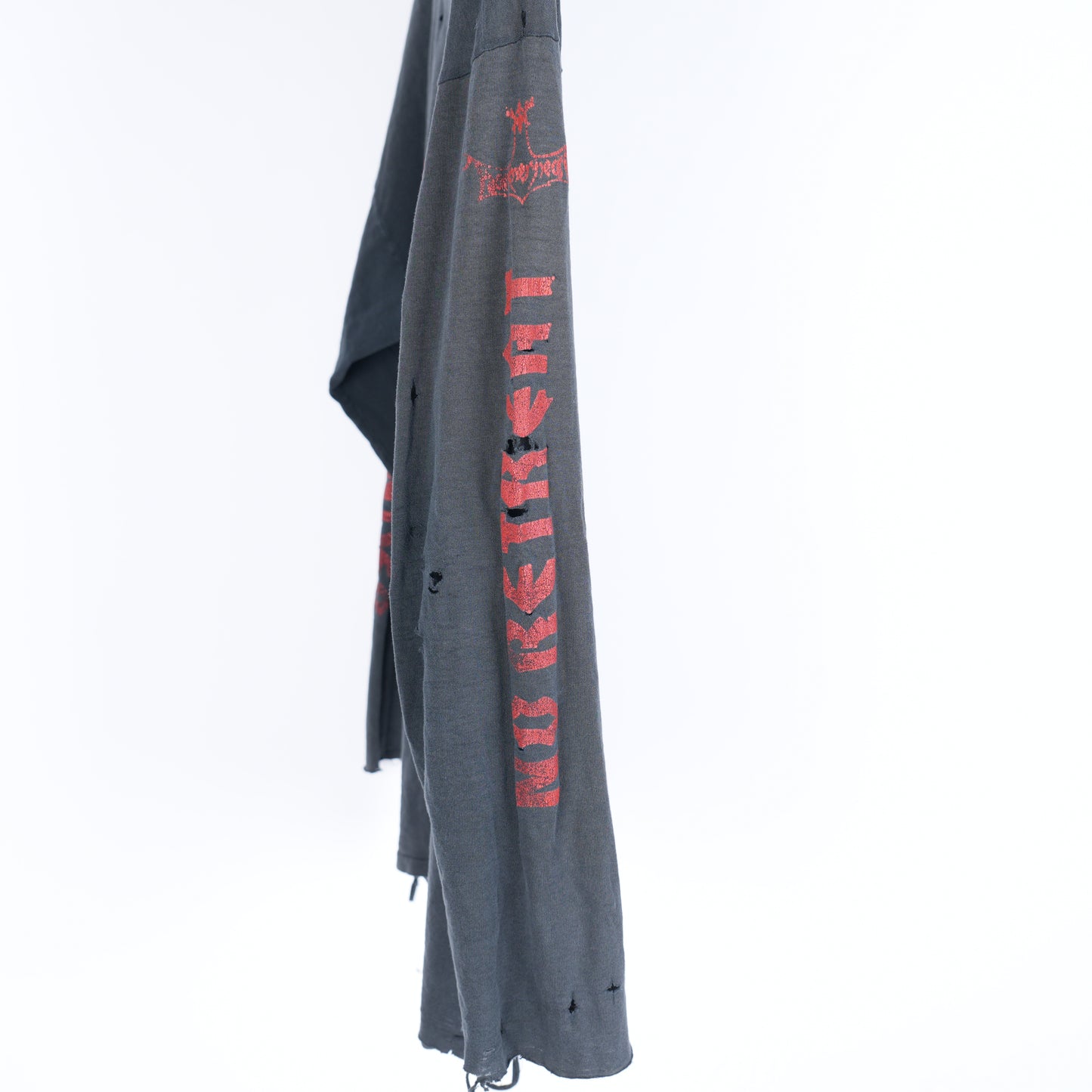 VINTAGE THRASED NO RETREAT NO SURRENDER LONG SLEEVE TEE