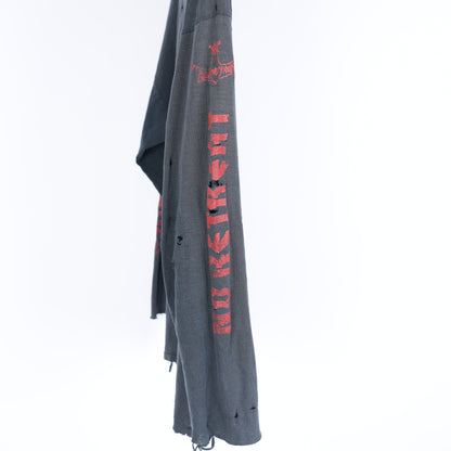 VINTAGE THRASED NO RETREAT NO SURRENDER LONG SLEEVE TEE