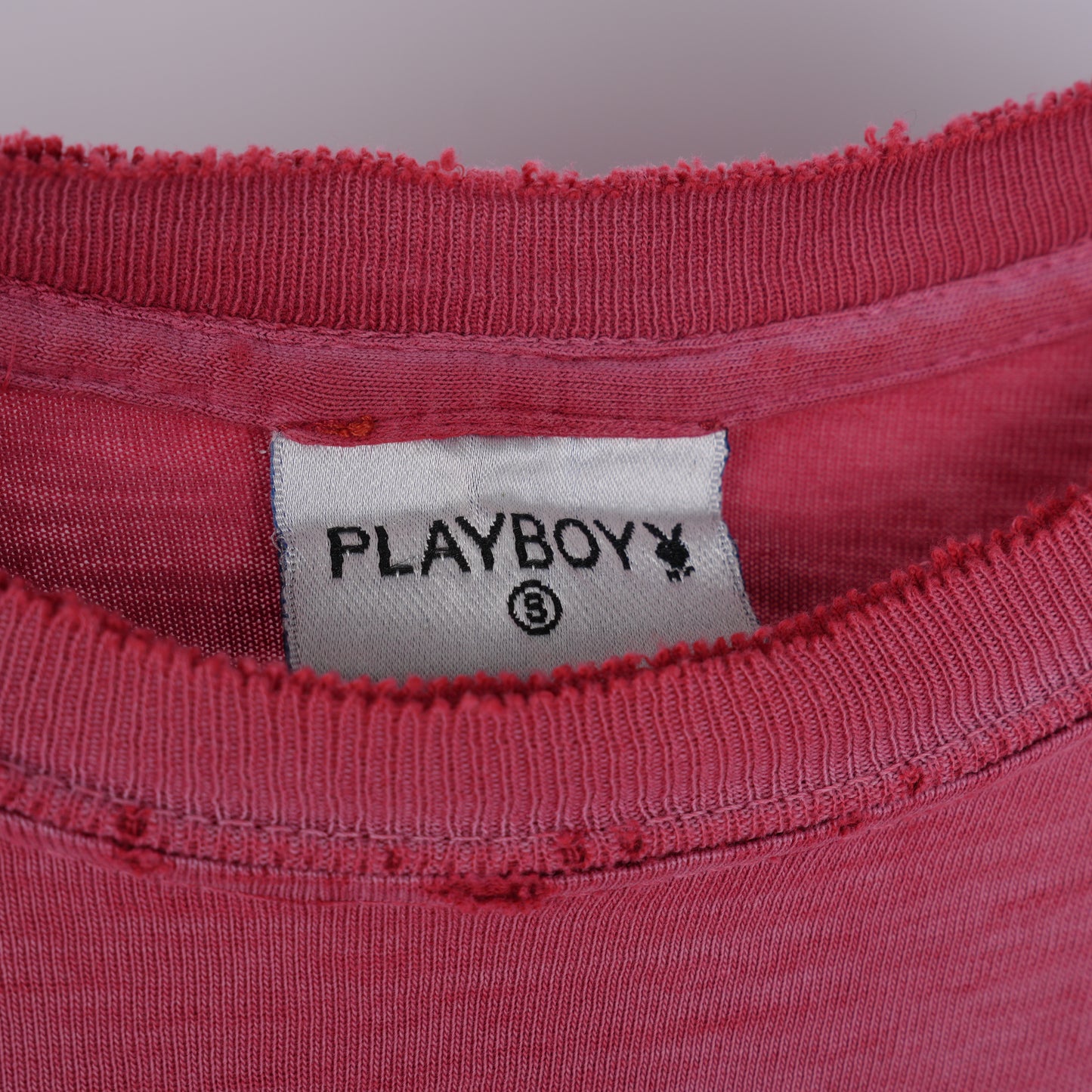 VINTAGE FADED PINK PLAYBOY TEE