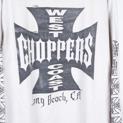 WCC FADED WHITE L/S T-SHIRT