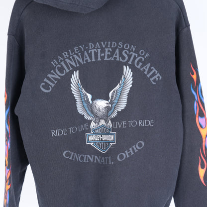 VINTAGE HARLEY DAVIDSON ZIP UP HOODIE