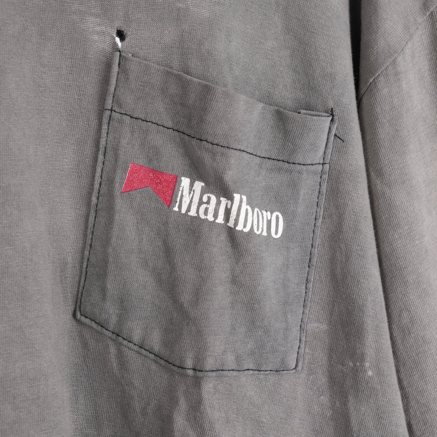 VINTAGE FADED MARLBORO COWBOY POCKET TEE