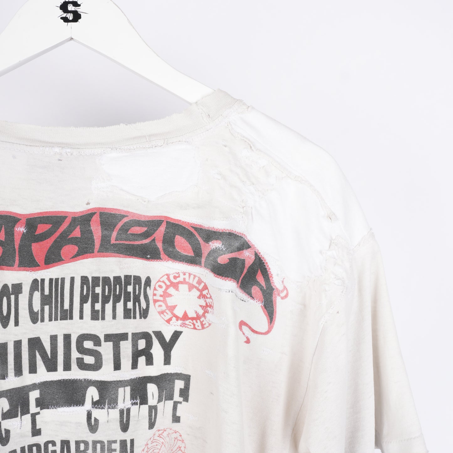 THRASHED REPAIRED LOLLAPALOOZA TEE