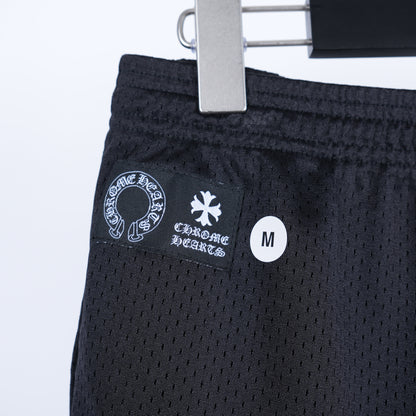 CHROME HEARTS "CH" LOGO WOMENS MESH SHORTS