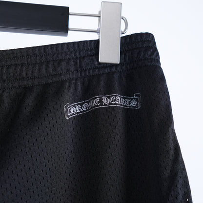 CHROME HEARTS "CH" LOGO WOMENS MESH SHORTS