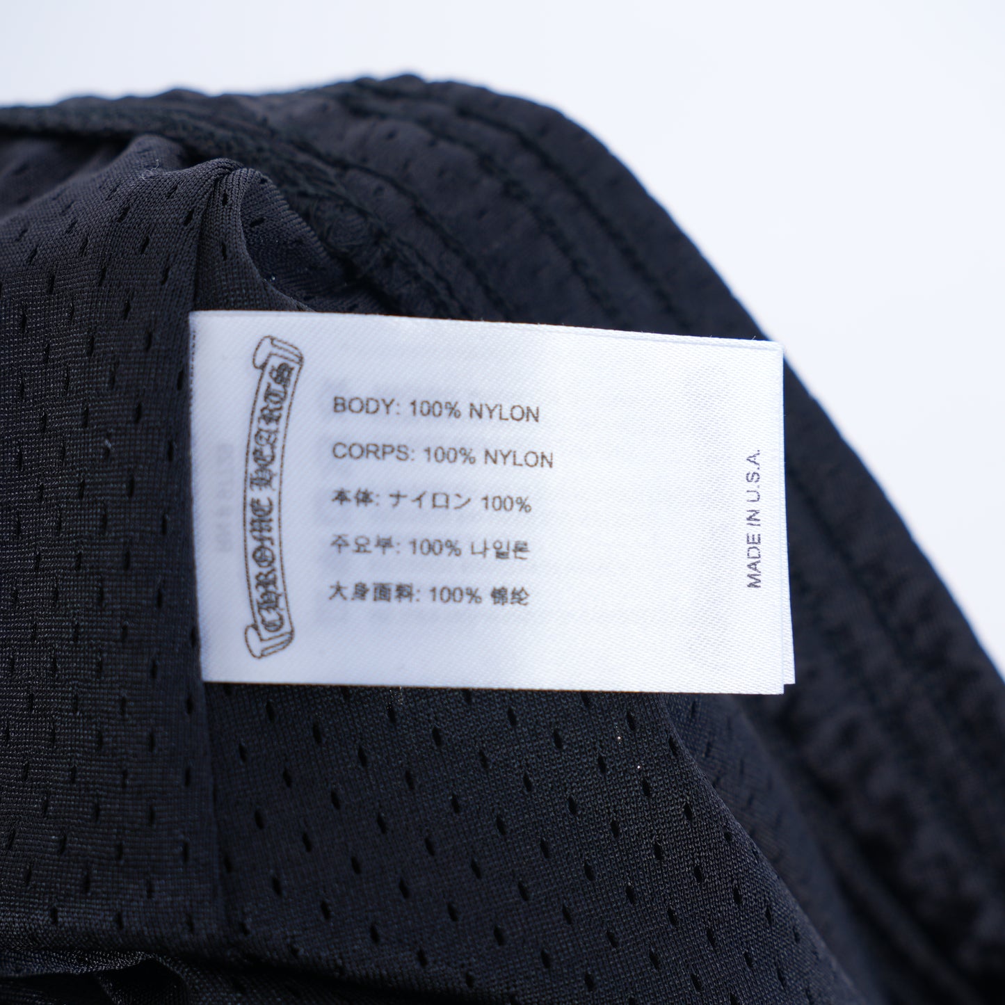 CHROME HEARTS "CH" LOGO WOMENS MESH SHORTS