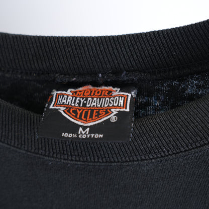 VINTAGE HARLEY DAVIDSON BLUE FLAME LONG SLEEVE TEE