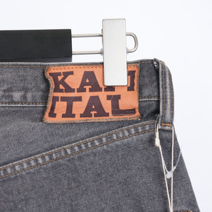 KAPITAL GRAY BONE SHORTS