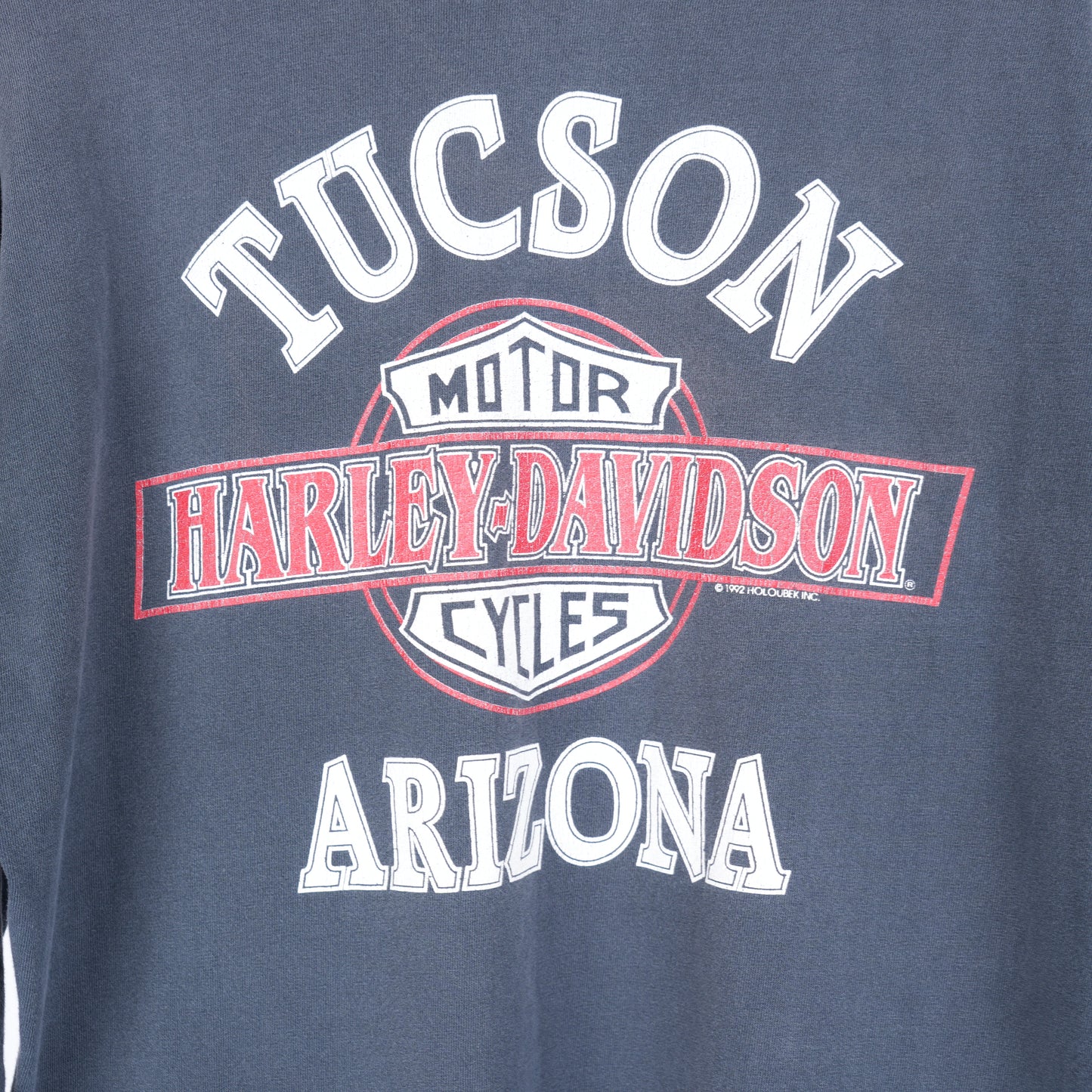 VINTAGE HARLEY DAVIDSON RED FLAME LONG SLEEVE T-SHIRT