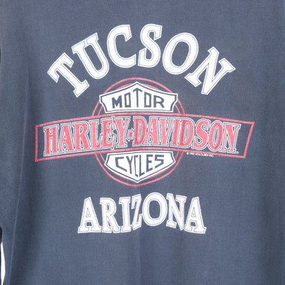 VINTAGE HARLEY DAVIDSON RED FLAME LONG SLEEVE T-SHIRT