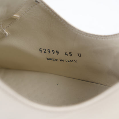 RICK OWENS OFF WHITE TOWER LOW TOP SNEAKERS