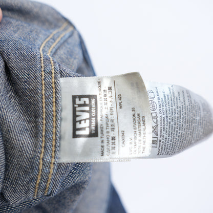 CHROME HEARTS LEVIS DENIM PATCH DARK BLUE JACKET