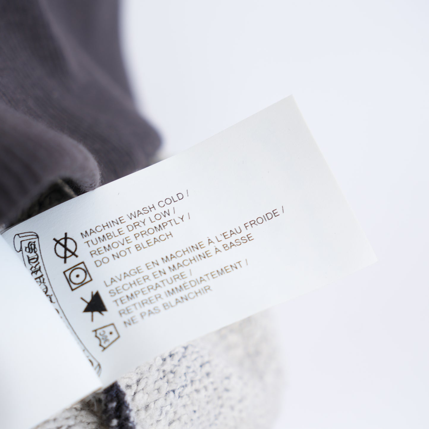 CHROME HEARTS SCROLL EMBROIDERED HOODIE