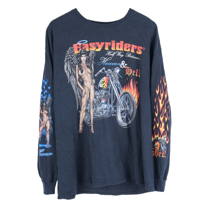 VINTAGE EASYRIDERS HEAVEN & HELL LONG SLEEVE T-SHIRT