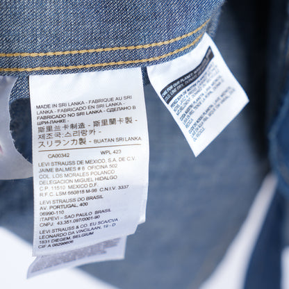 CHROME HEARTS LEVIS DENIM PATCH LIGHT BLUE JACKET