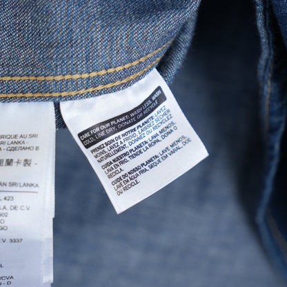 CHROME HEARTS LEVIS DENIM PATCH LIGHT BLUE JACKET