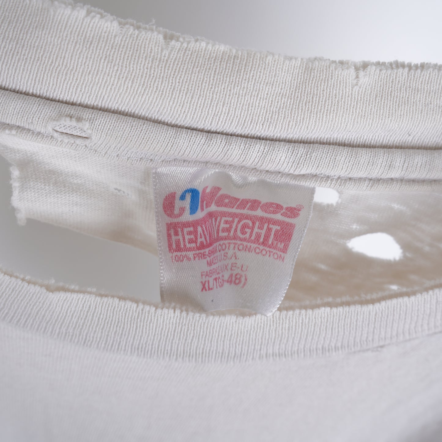 VINTAGE THRASHED BLACK FLAG FAMILY MAN TEE