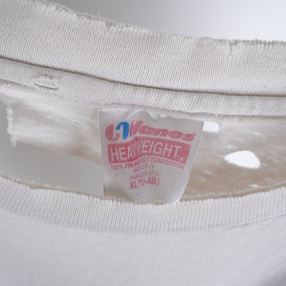 VINTAGE THRASHED BLACK FLAG FAMILY MAN TEE