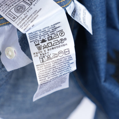 CHROME HEARTS LEVIS DENIM PATCH LIGHT BLUE JACKET