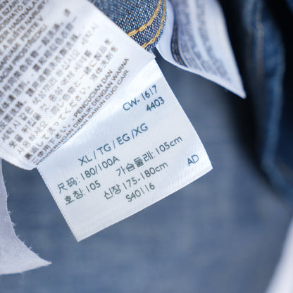 CHROME HEARTS LEVIS DENIM PATCH LIGHT BLUE JACKET