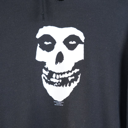 VINTAGE MISFITS SKULL BLACK HOODIE