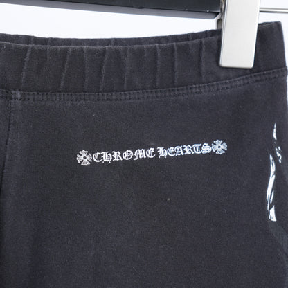 CHROME HEARTS MATTY BOY BLACK FLAME SHORTS