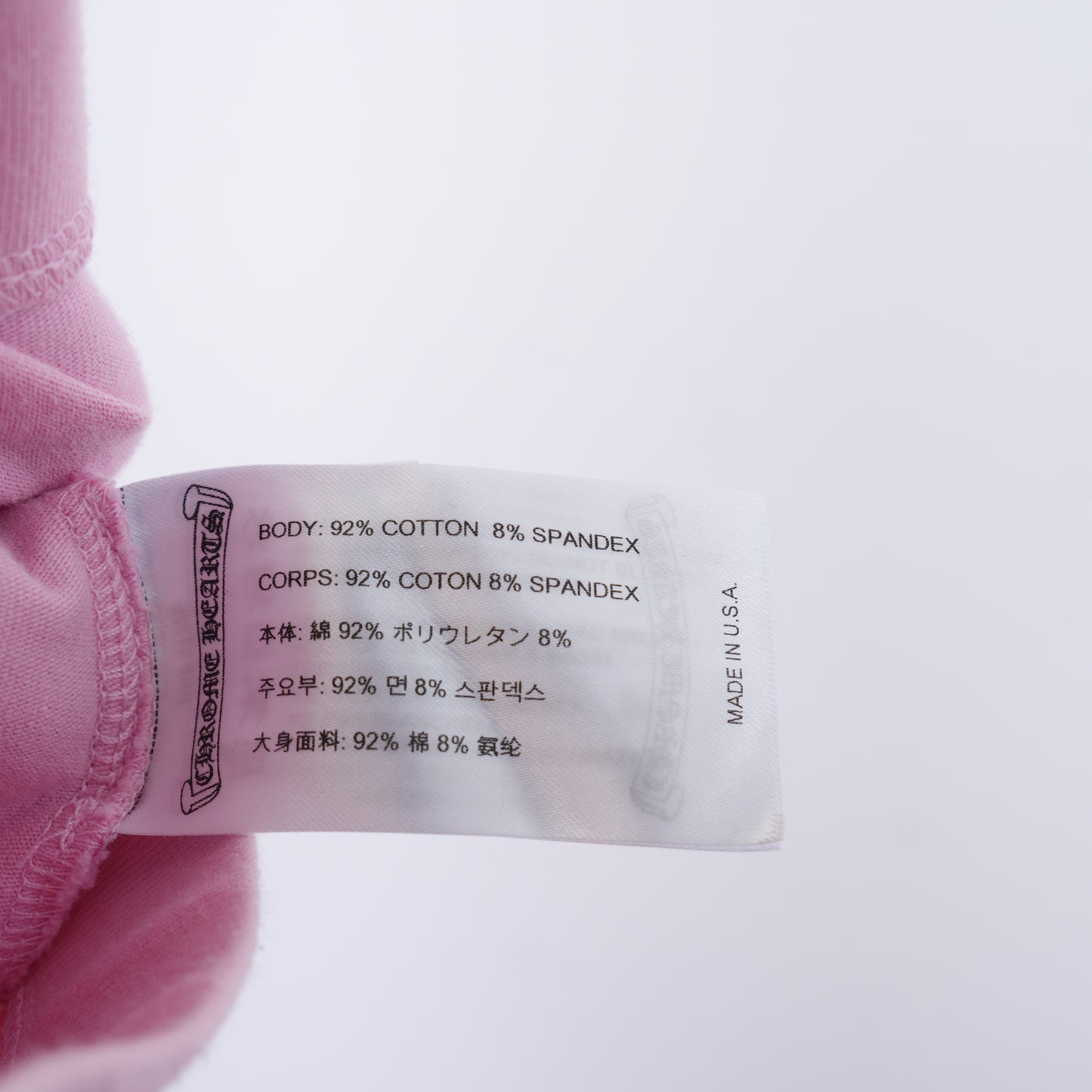 CHROME HEARTS MATTY BOY PINK FLAME SHORTS