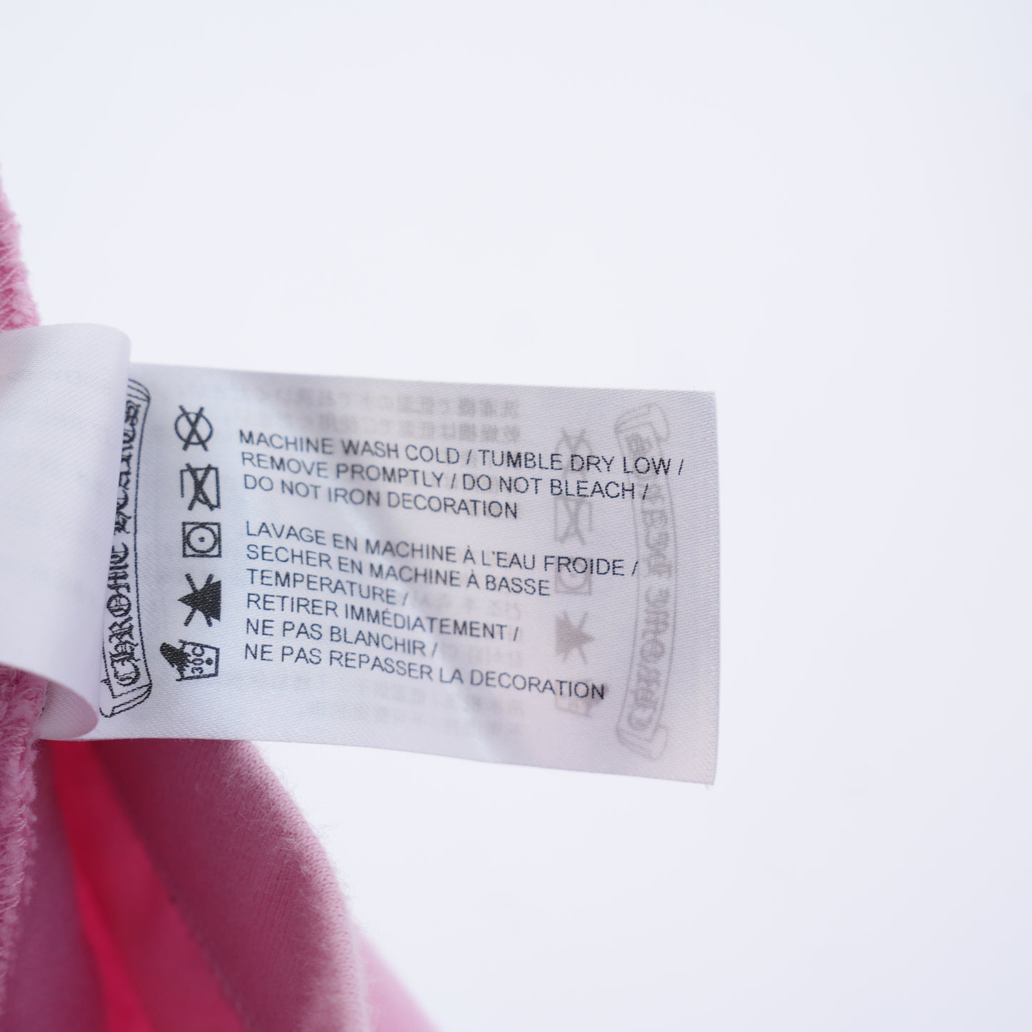 CHROME HEARTS MATTY BOY PINK FLAME SHORTS