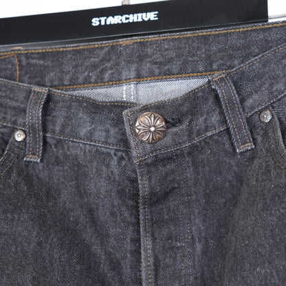 CHROME HEARTS BLACK CROSS PATCH 501 LEVI'S