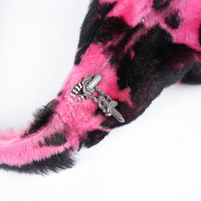 CHROME HEARTS PINK CAMO FUR SNAT BAG