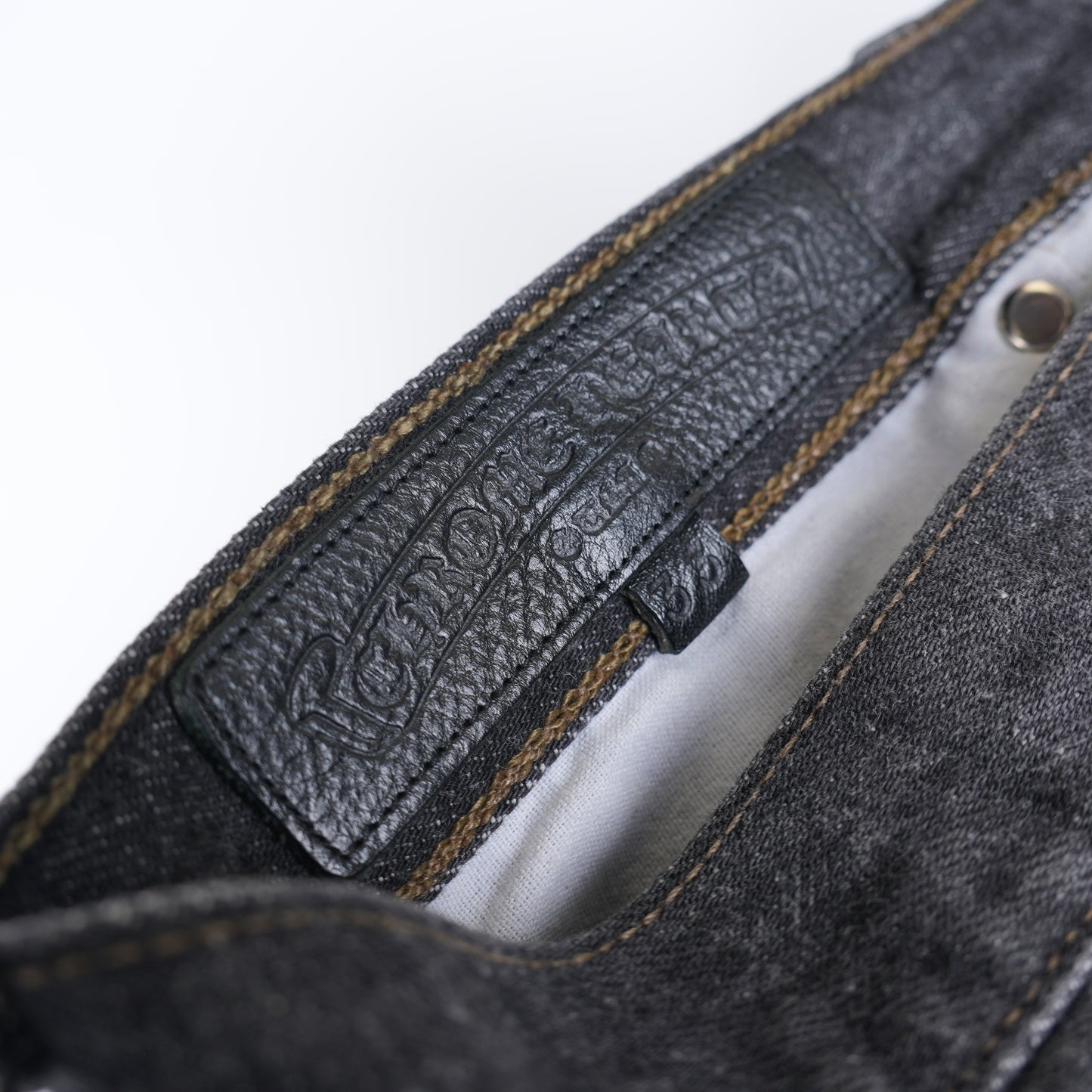 CHROME HEARTS BLACK CROSS PATCH 501 LEVI'S