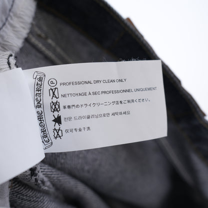 CHROME HEARTS BLACK CROSS PATCH 501 LEVI'S