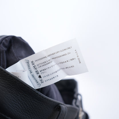 Chrome Hearts Leather Fleur Knee Patch Pants